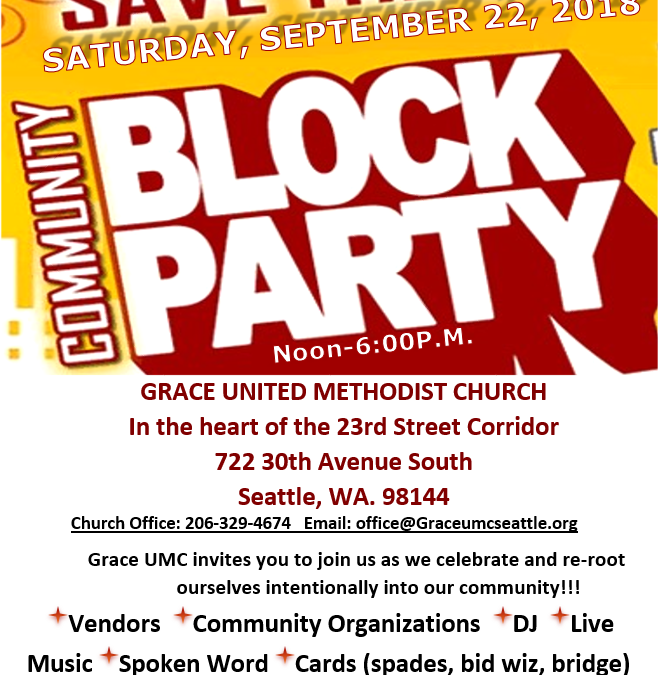 2018 Community Block Party at Grace Church